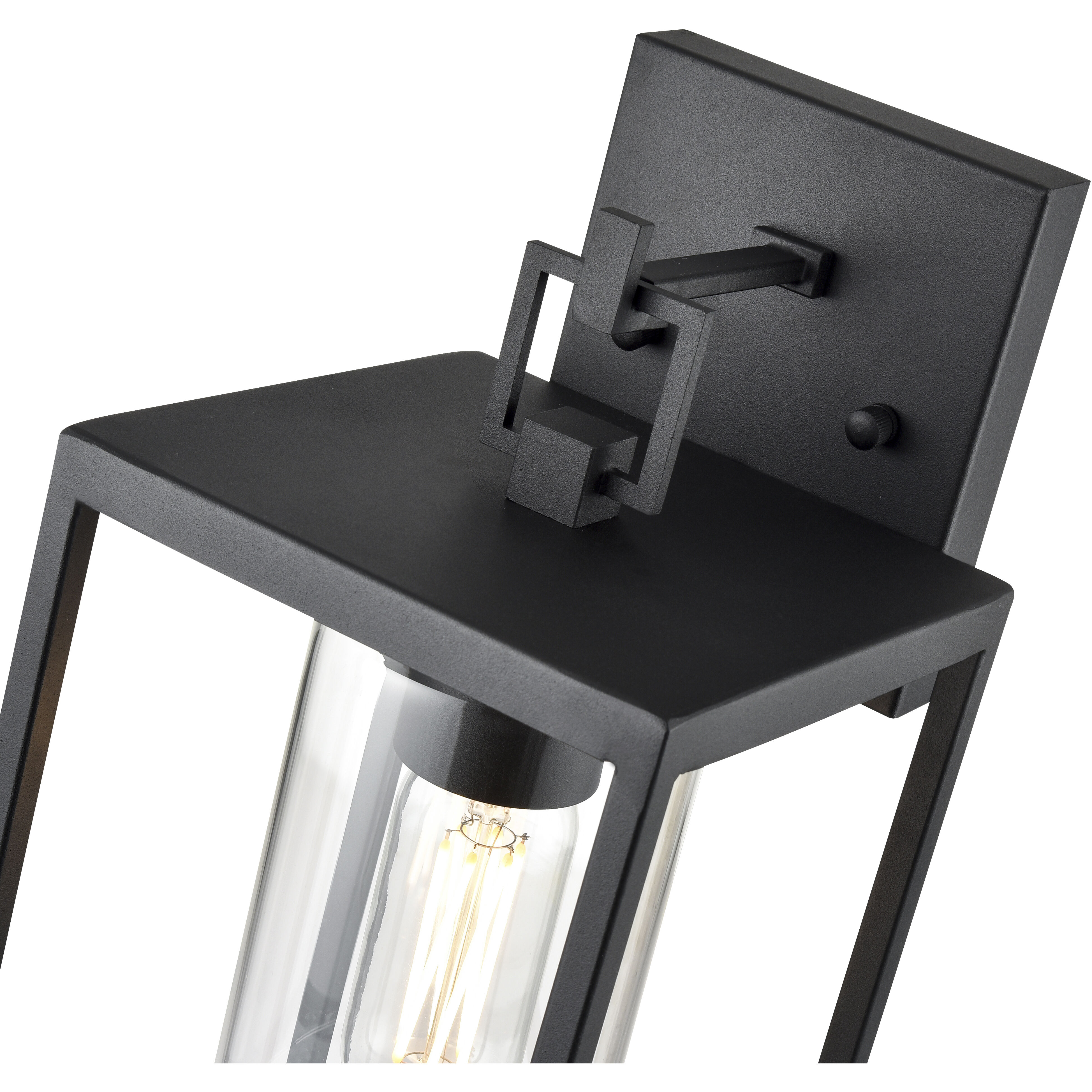 Ellway 1 Light 12.5 inch Textured Black Outdoor Wall Sconce